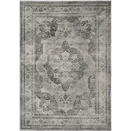 Safavieh 8 x 11 ft. 2 in. Rectangle Traditional Vintage Grey and Multi Area Rug VTG158-770-8